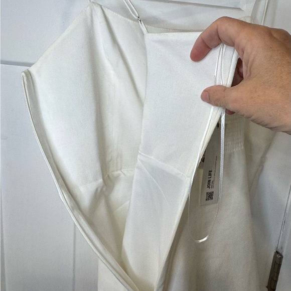 Zara White short mini dress size Large new with tags NWT size Large - Picture 9 of 14